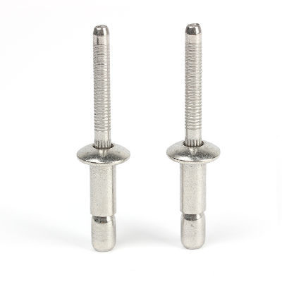 拉絲圓頭不銹鋼鉚釘（內鎖）